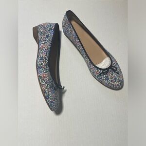 J. Crew Multicolor Floral Flats